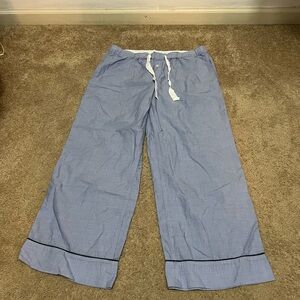 jcrew 2 piece pajama set